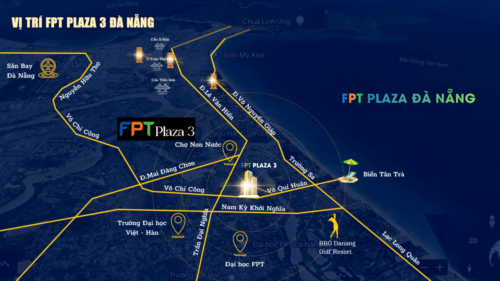 Vị trí FPT Plaza 4 Đà Nẵng